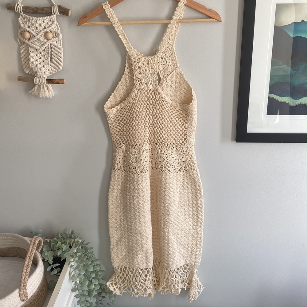 [S] Crochet Mini Dress - Picture 7 of 9